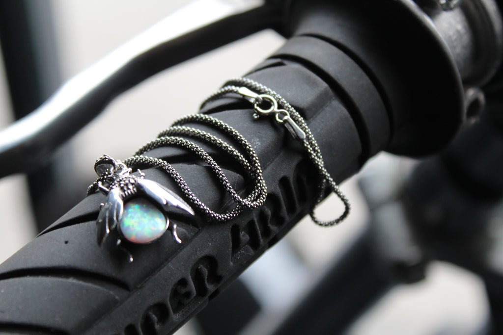 Marcasite Beetle Pendant