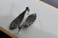Load image into Gallery viewer, Marcasite Statement Earrings
