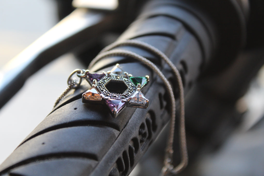 Star Of David Marcasite Pendant