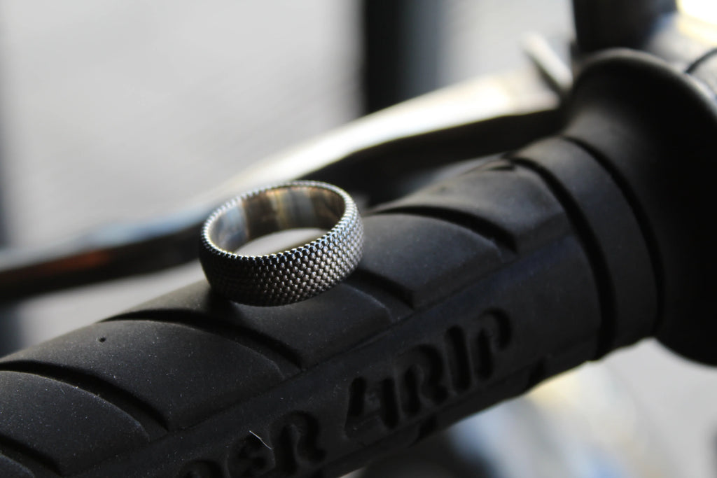 7mm Oxidized Dots Ring - Swax Jewellery Barmouth