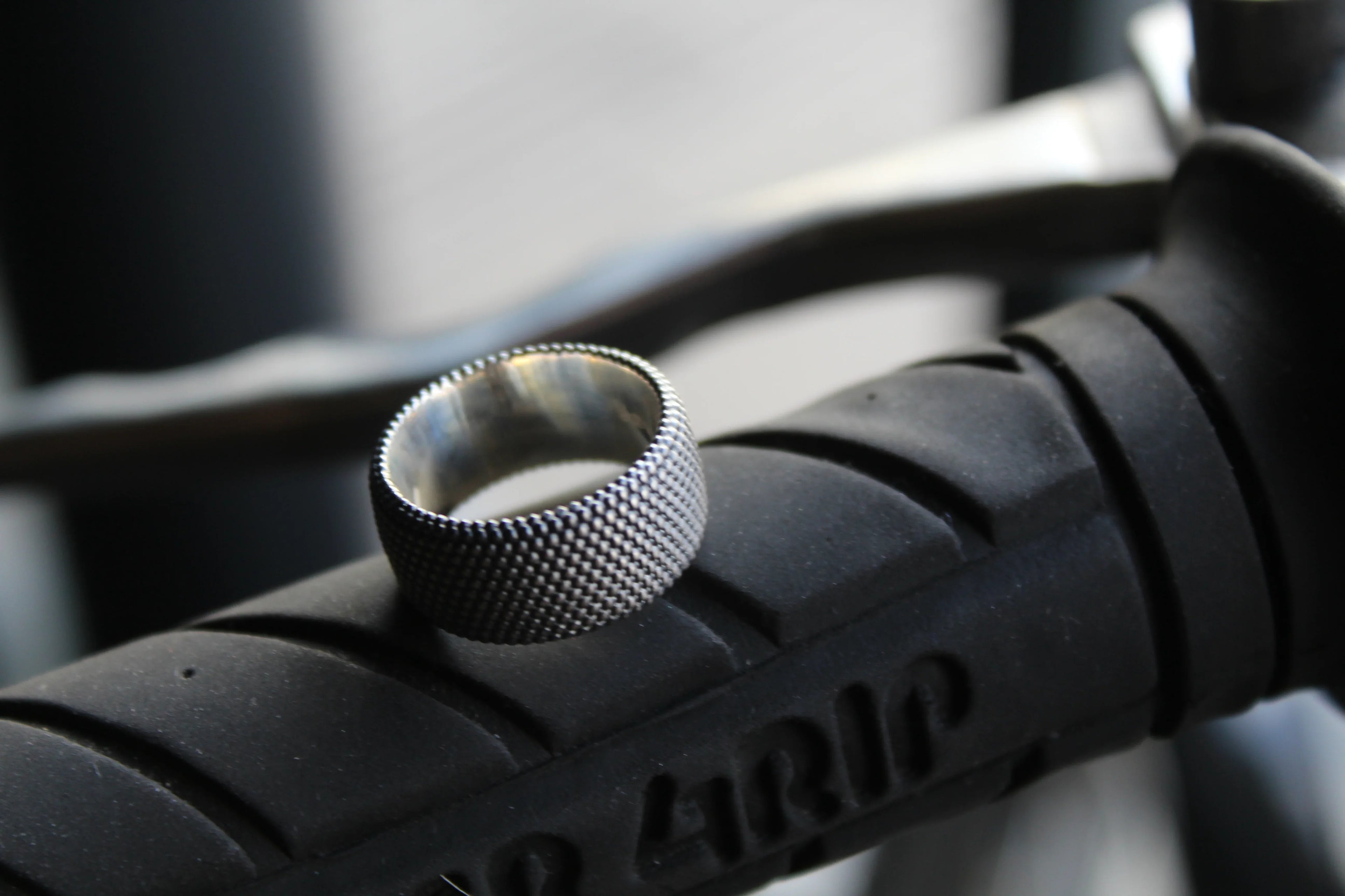 10mm Oxidized Dot Ring - Swax Jewellery Barmouth