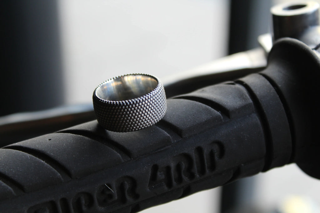 10mm Oxidized Dot Ring - Swax Jewellery Barmouth