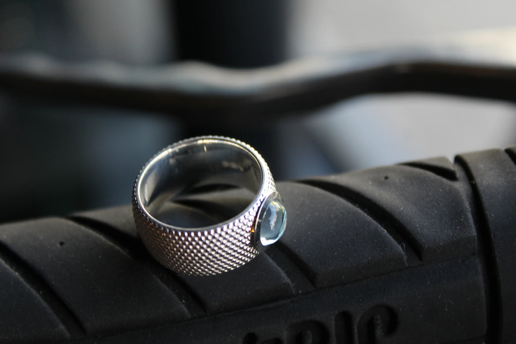 7mm Topaz Dots Ring - Swax Jewellery Barmouth