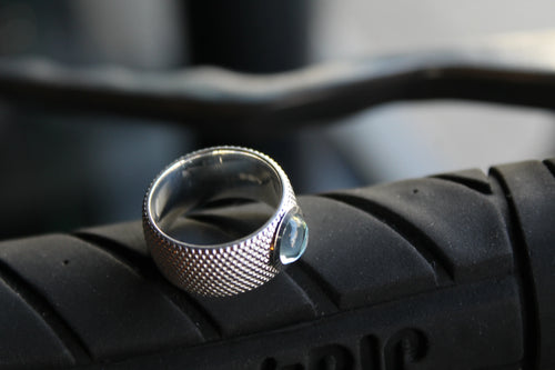 7mm Topaz Dots Ring - Swax Jewellery Barmouth