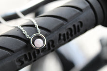Load image into Gallery viewer, Silver Rose Quartz Necklace

