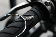 Load image into Gallery viewer, Silver Cuff with angel wing charm
