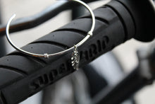 Load image into Gallery viewer, Silver Cuff with angel wing charm

