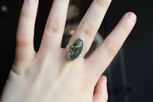 Load image into Gallery viewer, Green Amber Ring
