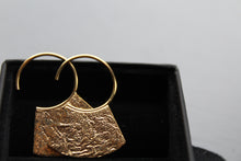 Load image into Gallery viewer, Hammered Grecian Hoop Earrings
