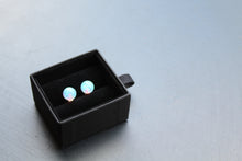 Load image into Gallery viewer, Iridescent Sea Opal Studs
