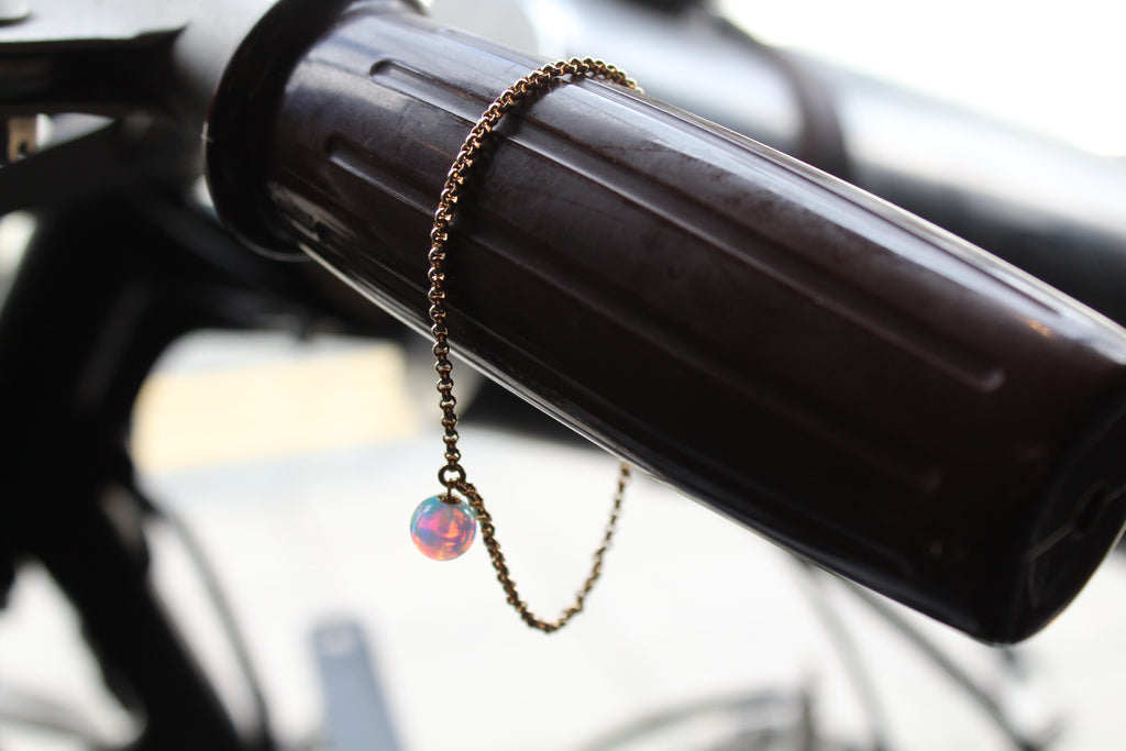 Sea Opal Charm Bracelet