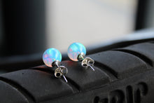 Load image into Gallery viewer, Iridescent Sea Opal Studs
