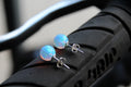 Iridescent Sea Opal Studs