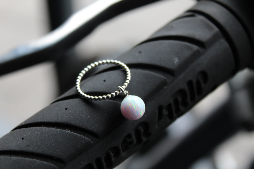 Ice Opal Ring Silver