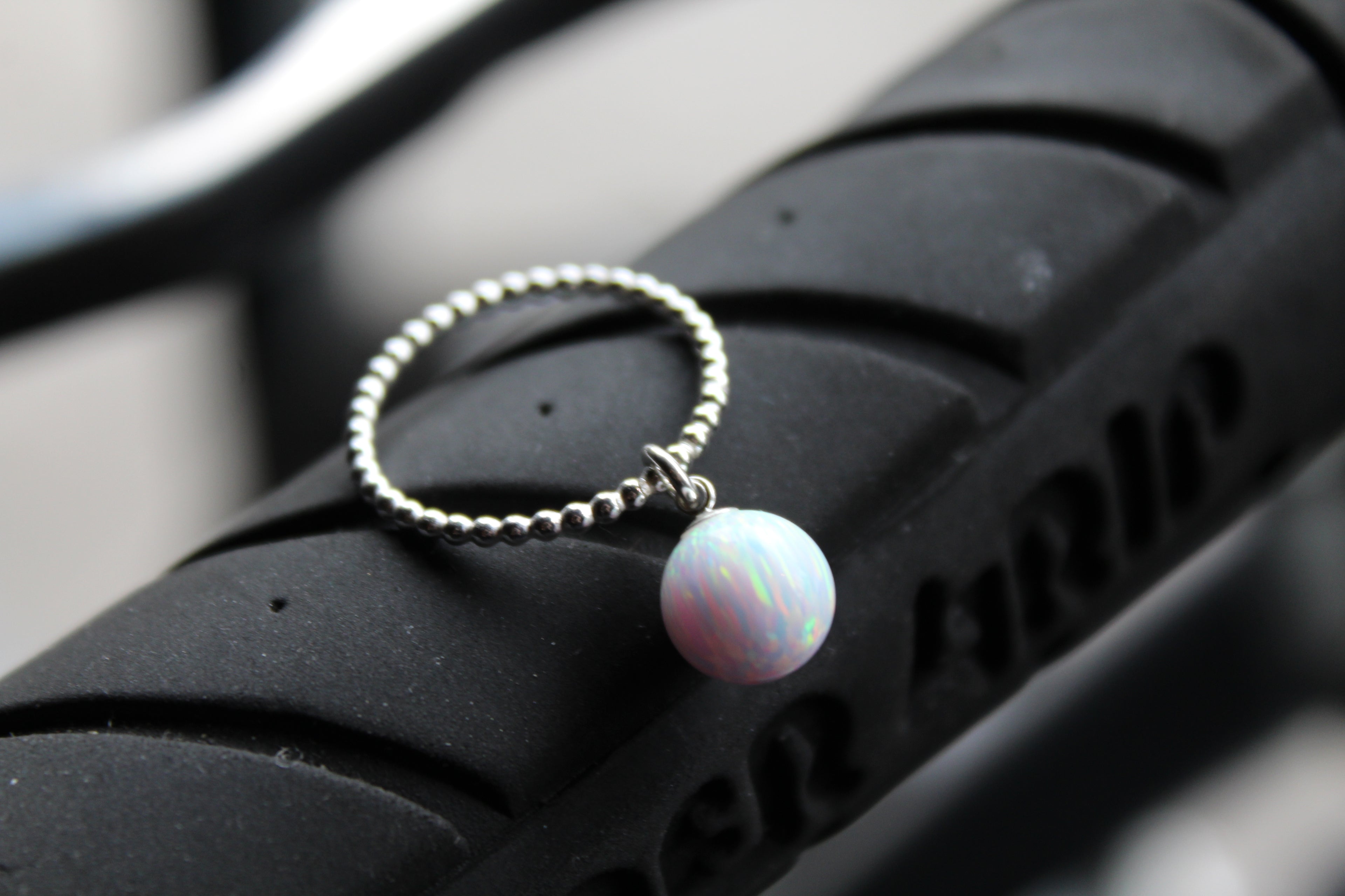 Ice Opal Ring Silver