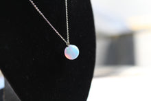 Load image into Gallery viewer, Silver Sun Opal Necklace
