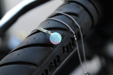 Load image into Gallery viewer, Silver Sun Opal Necklace
