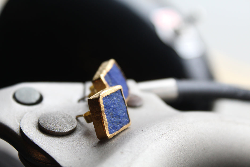 Lapis Lazuli Studs