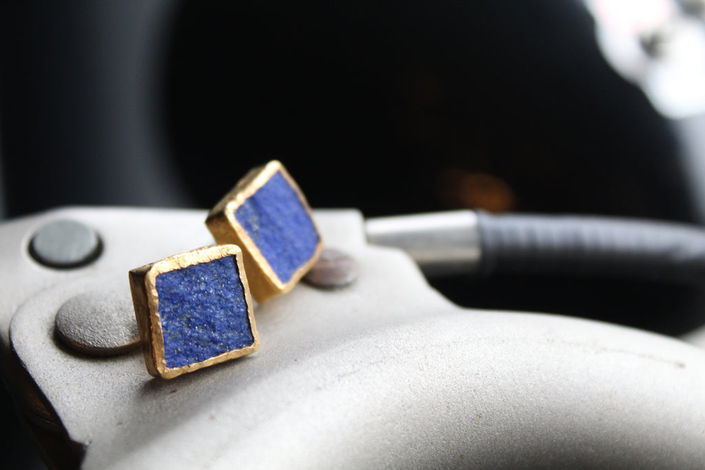 Lapis Lazuli Studs