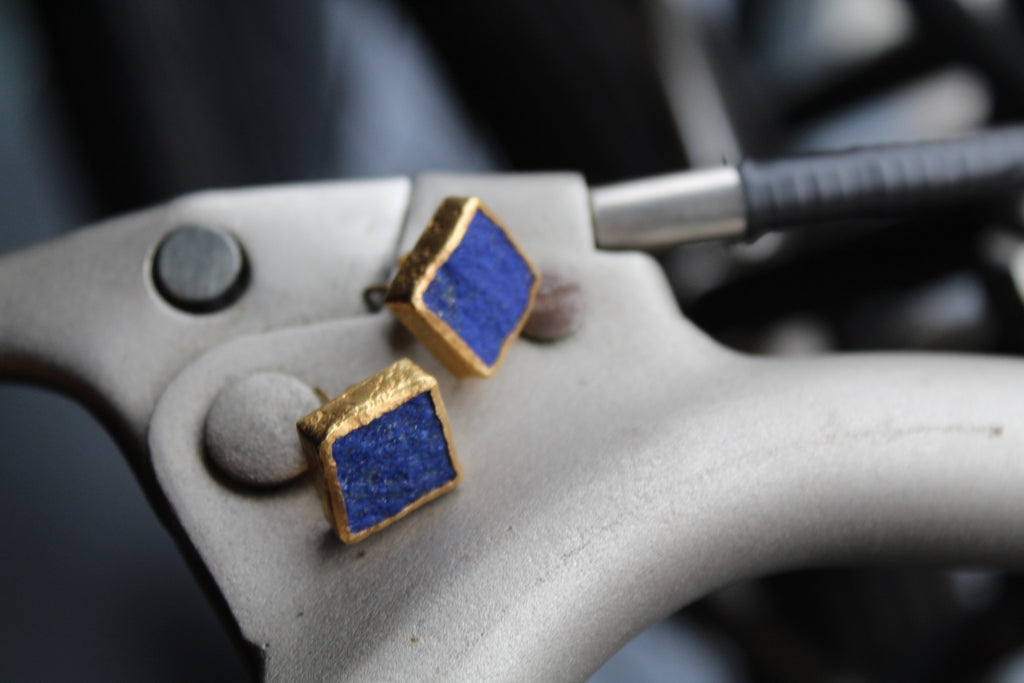 Lapis Lazuli Studs