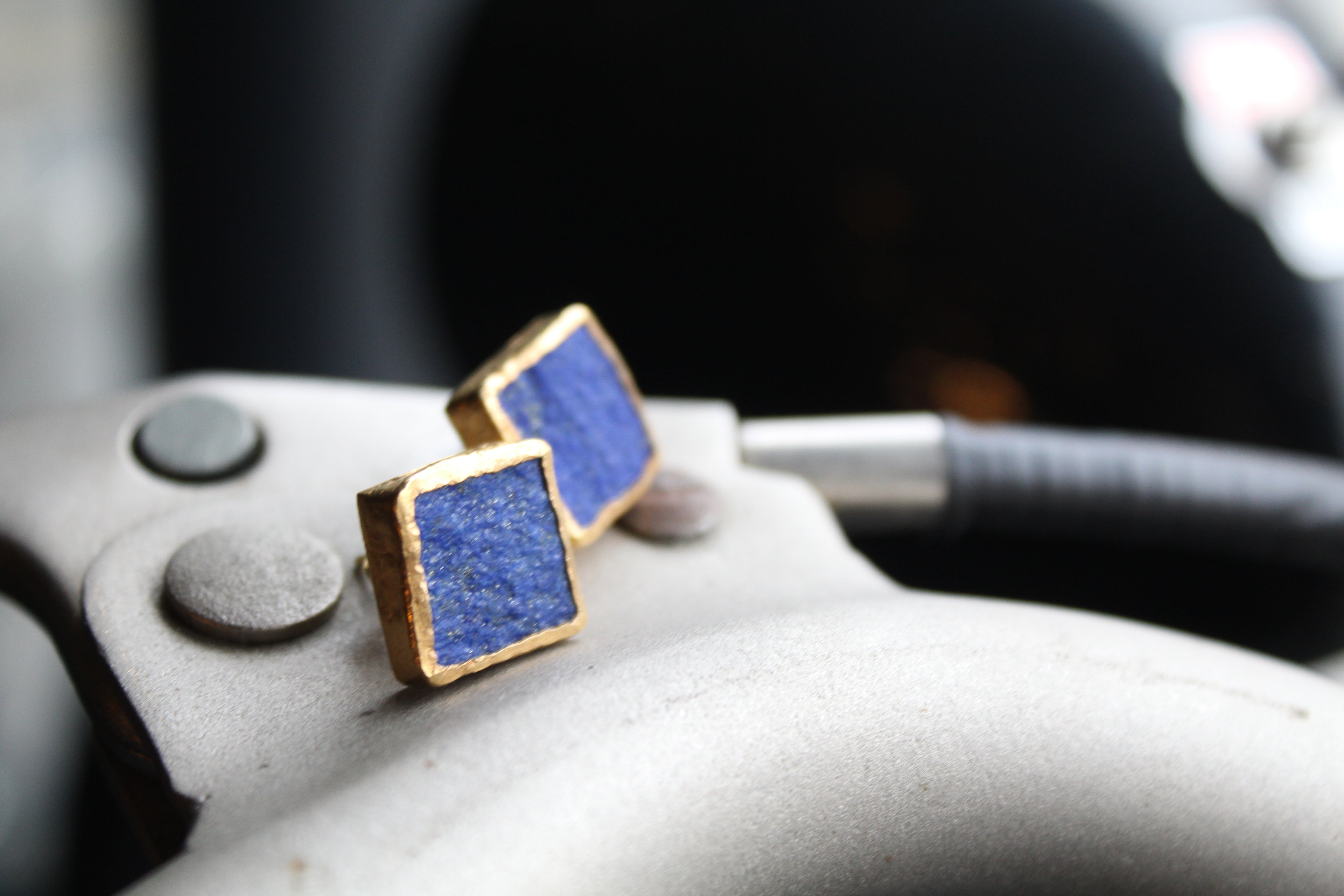 Lapis Lazuli Studs