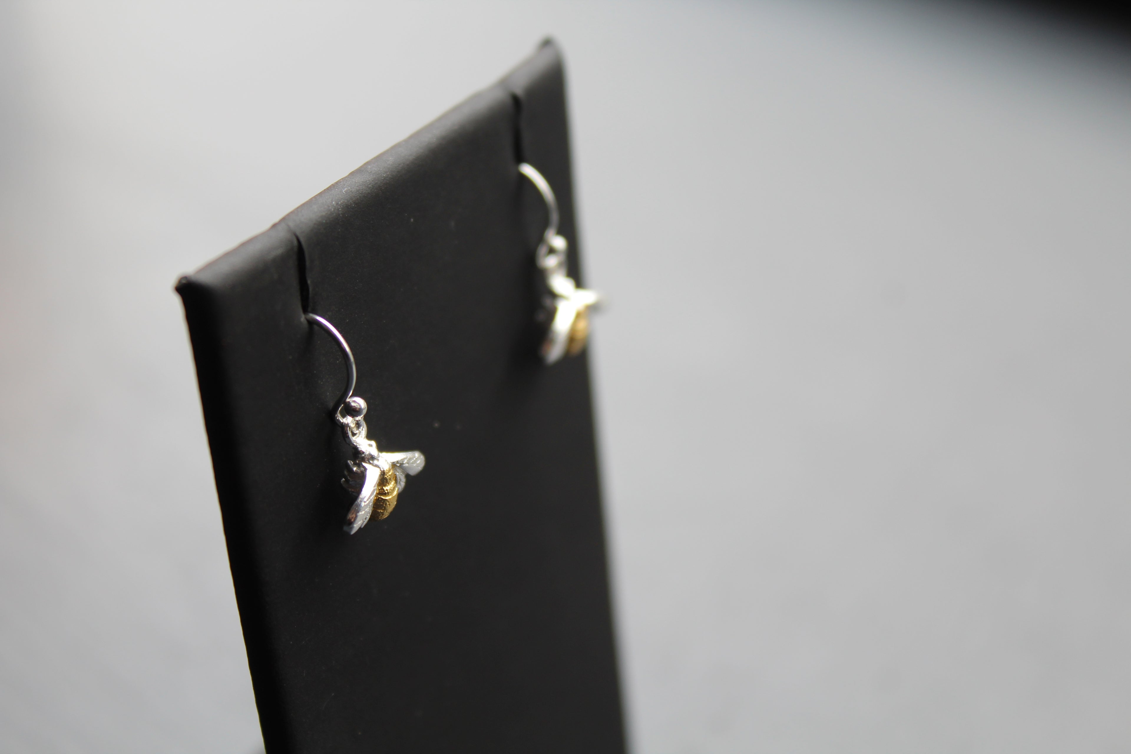 Bumble Bee Drop Earrings