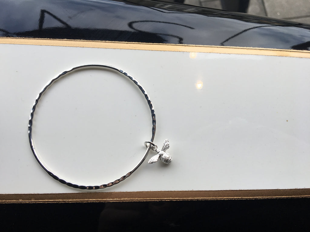 Textured Bumble Bee Bangle