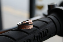 Load image into Gallery viewer, Rose Gold Adjustable Feather Ring
