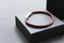 Load image into Gallery viewer, Thin Single Plait Leather Bracelets
