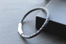 Load image into Gallery viewer, Thin Single Plait Leather Bracelets
