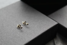 Load image into Gallery viewer, Tiny Black Studs
