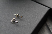 Load image into Gallery viewer, Tiny Black Studs
