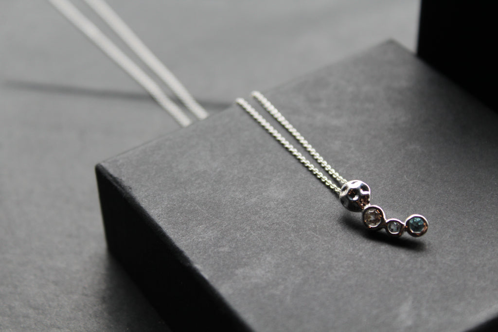 Topaz Pebble Necklace