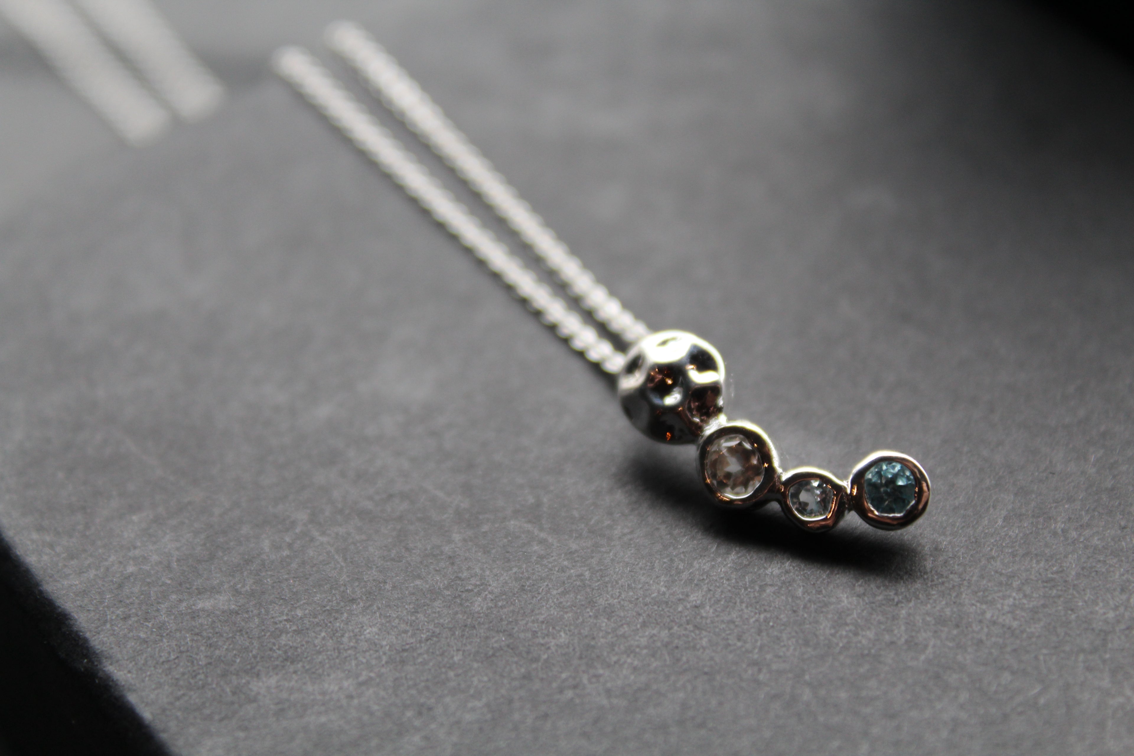 Topaz Pebble Necklace