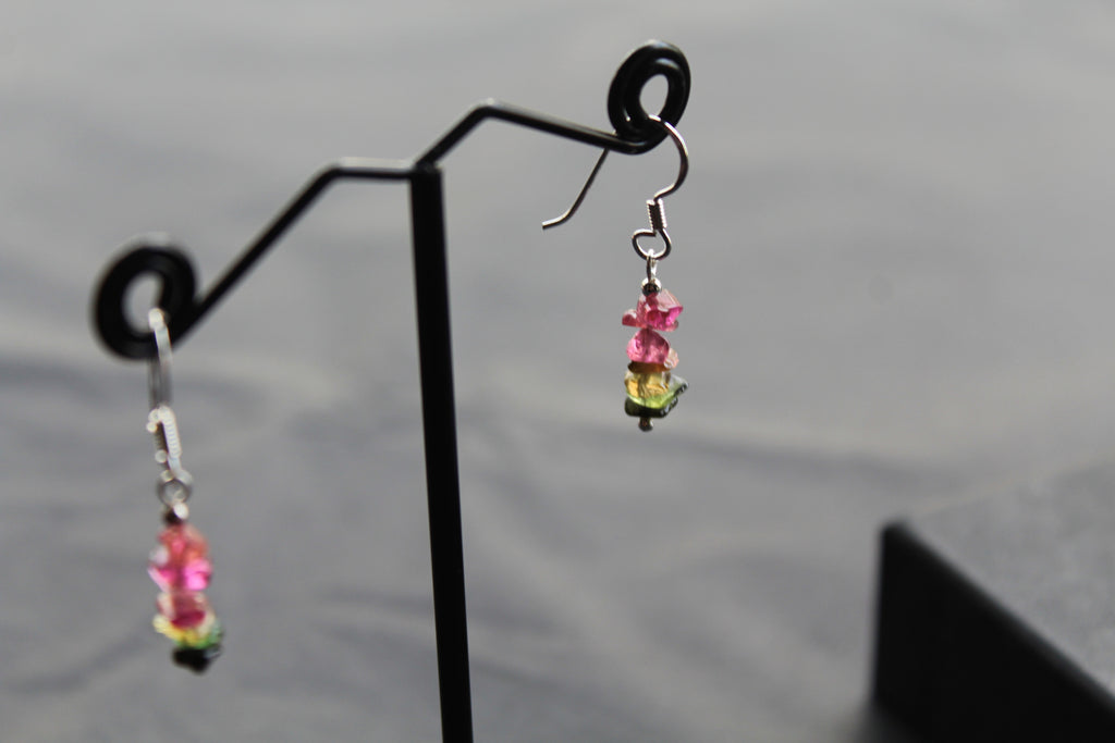 Tourmaline Chip Earrings
