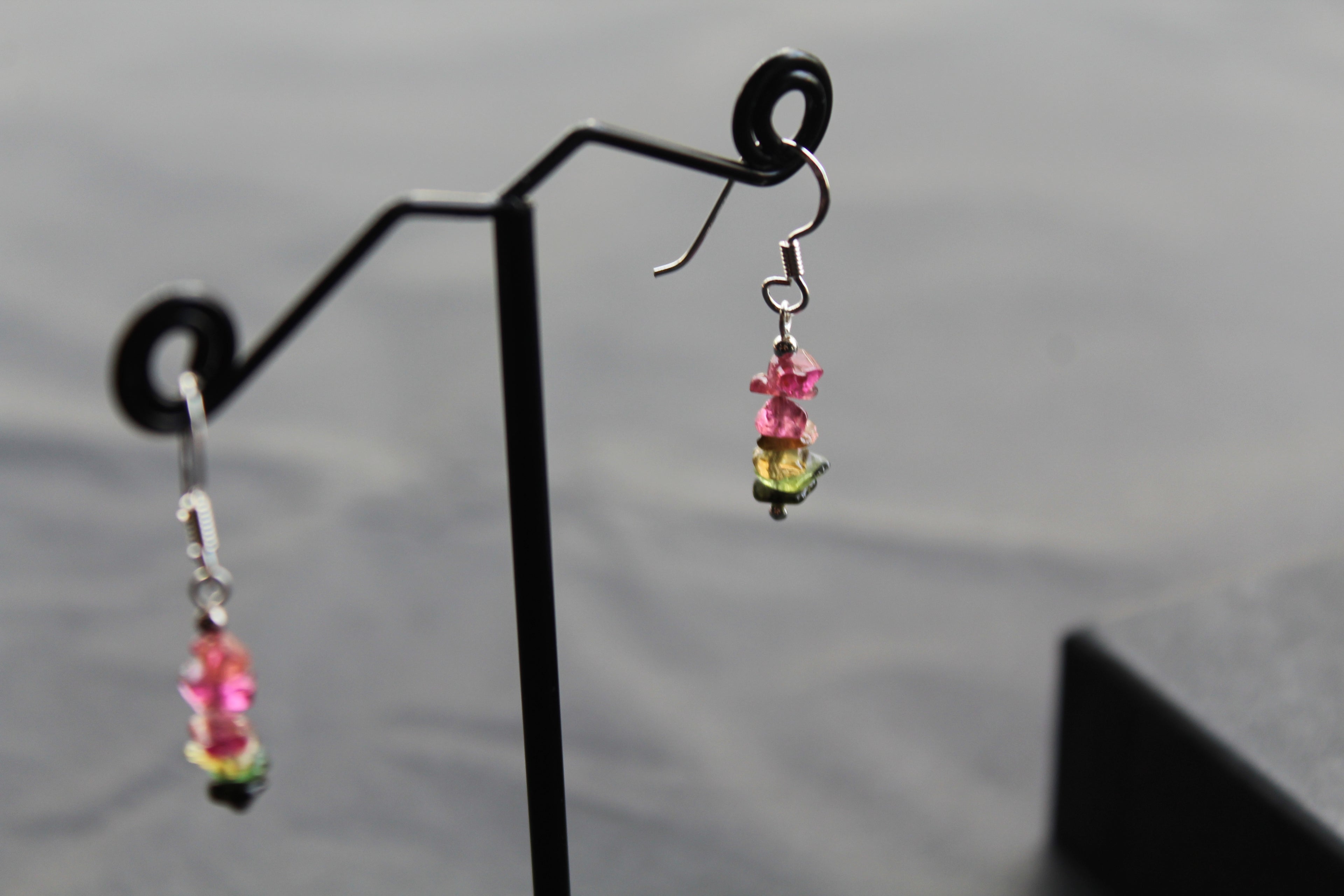 Tourmaline Chip Earrings
