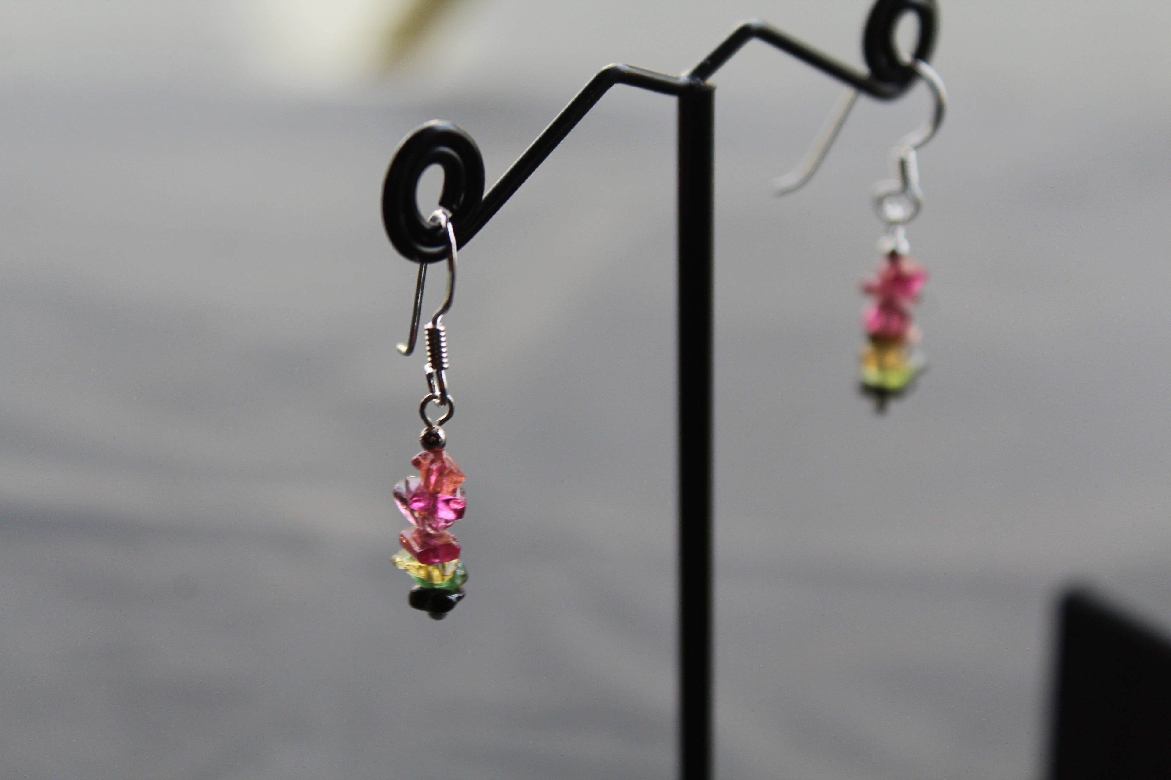 Tourmaline Chip Earrings
