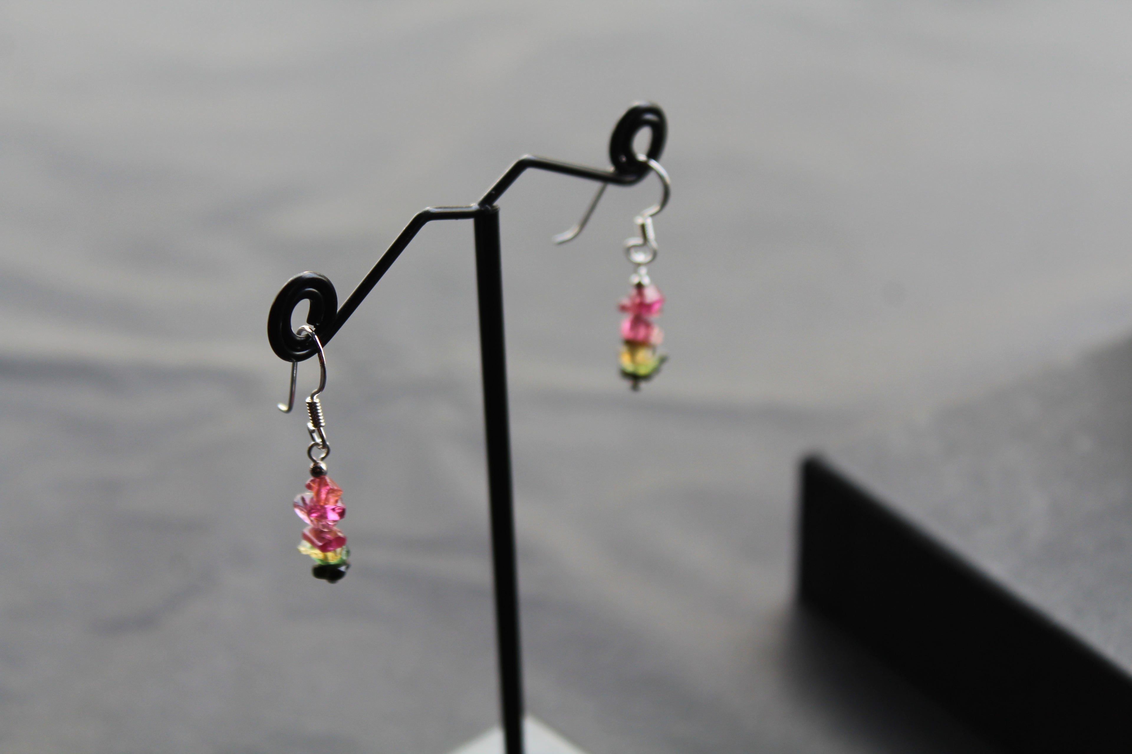 Tourmaline Chip Earrings