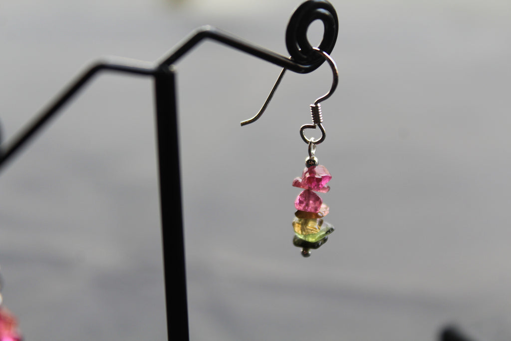 Tourmaline Chip Earrings