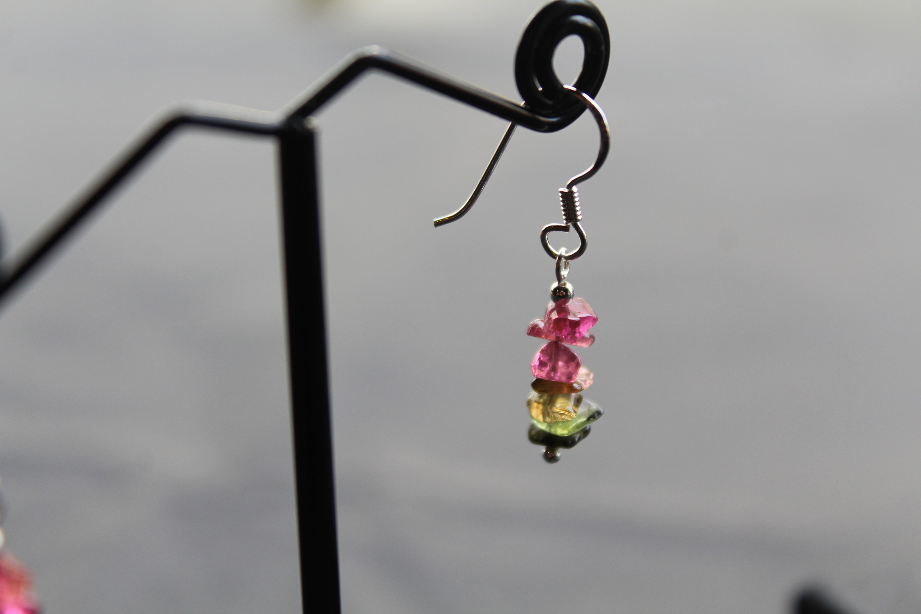 Tourmaline Chip Earrings