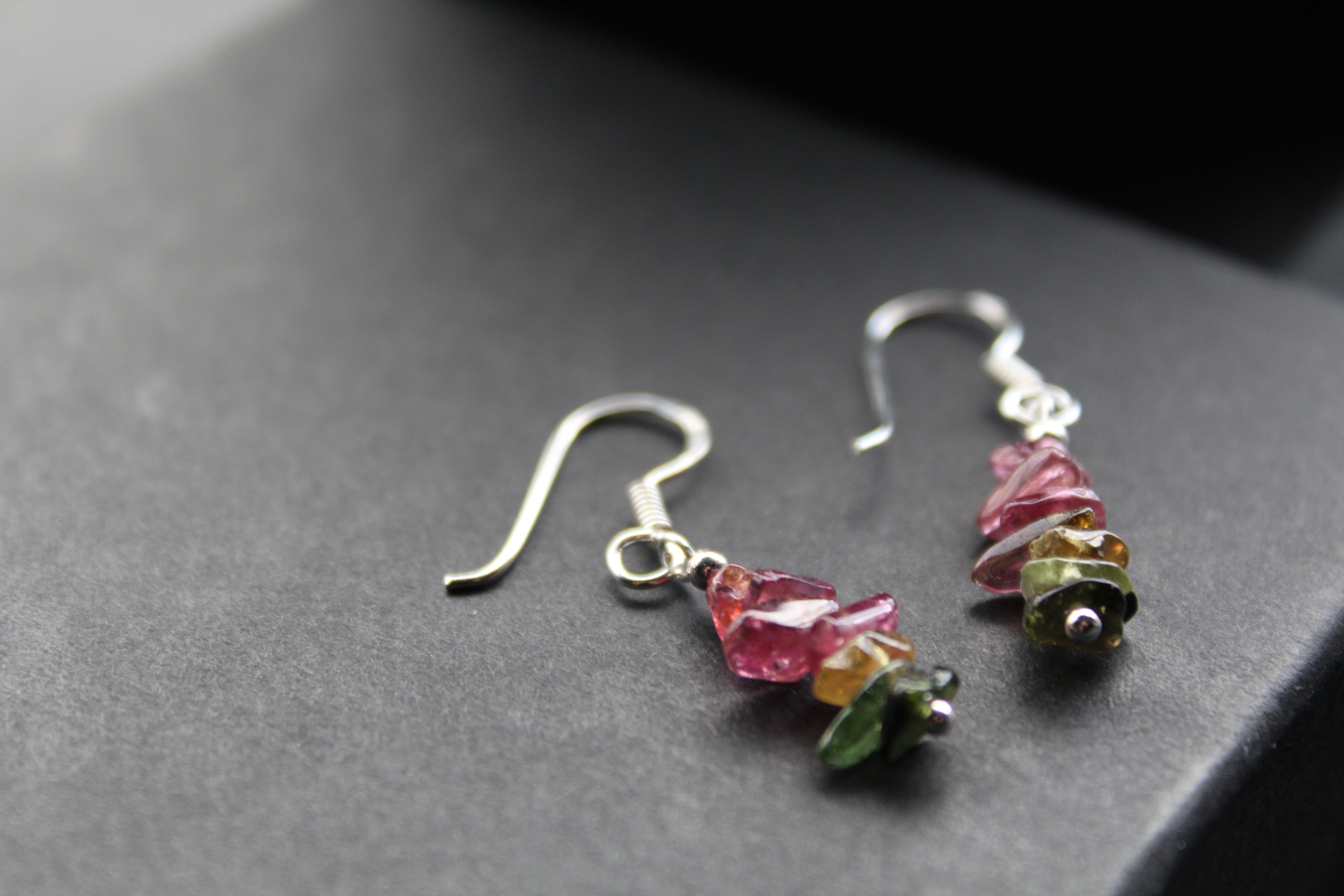 Tourmaline Chip Earrings