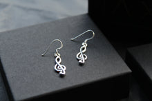 Load image into Gallery viewer, Treble Clef Drop Earrings
