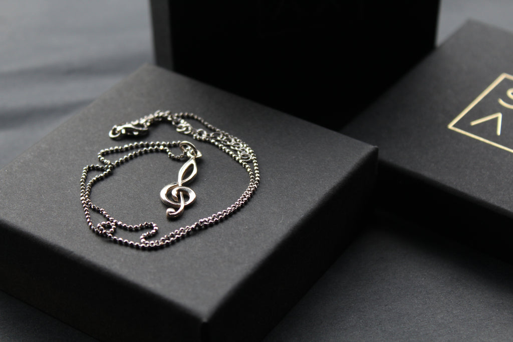 Treble Clef Necklace