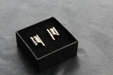 Load image into Gallery viewer, Tube Ladder Earrings
