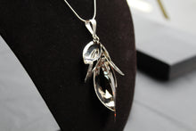 Load image into Gallery viewer, Tumbling Leaves Silver Pendant with 18-20&quot; Chain
