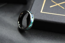 Load image into Gallery viewer, Tungsten Carbide Ring with Abalone Inlay
