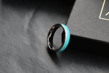 Load image into Gallery viewer, Tungsten Carbide Turquoise Ring
