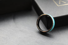 Load image into Gallery viewer, Tungsten Carbide Turquoise Ring
