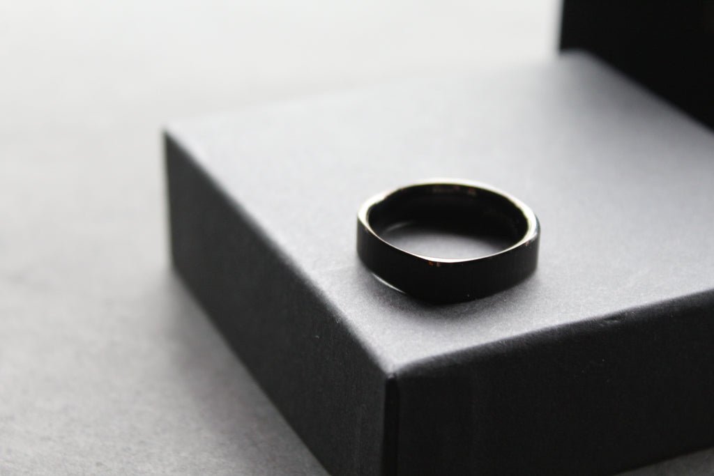 Tungsten Square Profile Ring