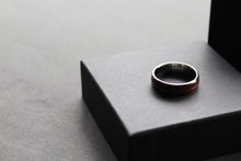 Load image into Gallery viewer, Tungsten Unisex Ring with Wood Inlay
